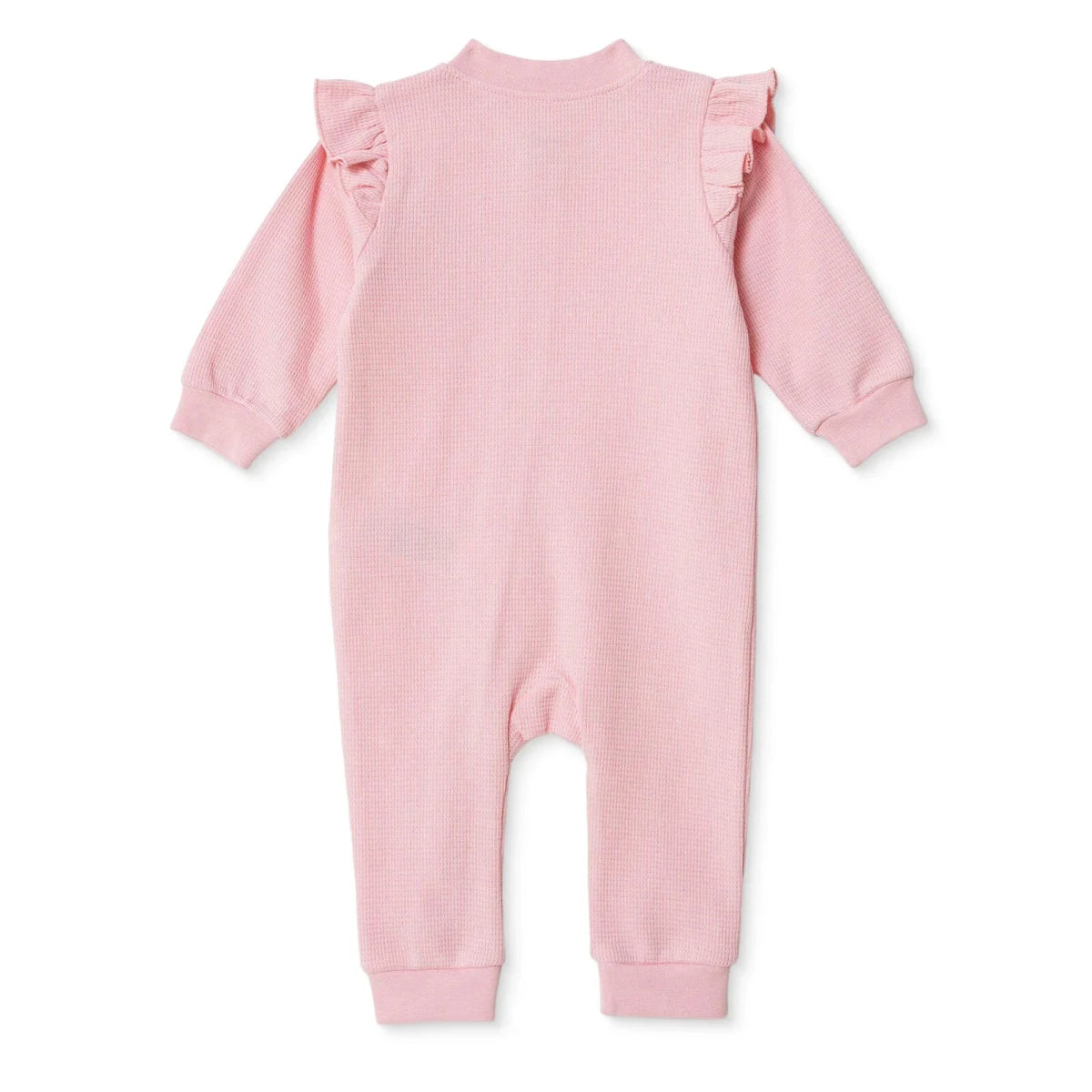Bebetto Long Sleeve Footless Baby Sleepsuit (1-3 Months to 12 Months) Pink - ebebek