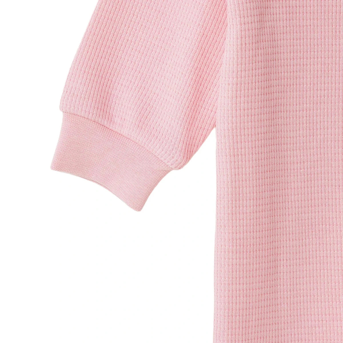 Bebetto Long Sleeve Footless Baby Sleepsuit (1-3 Months to 12 Months) Pink - ebebek