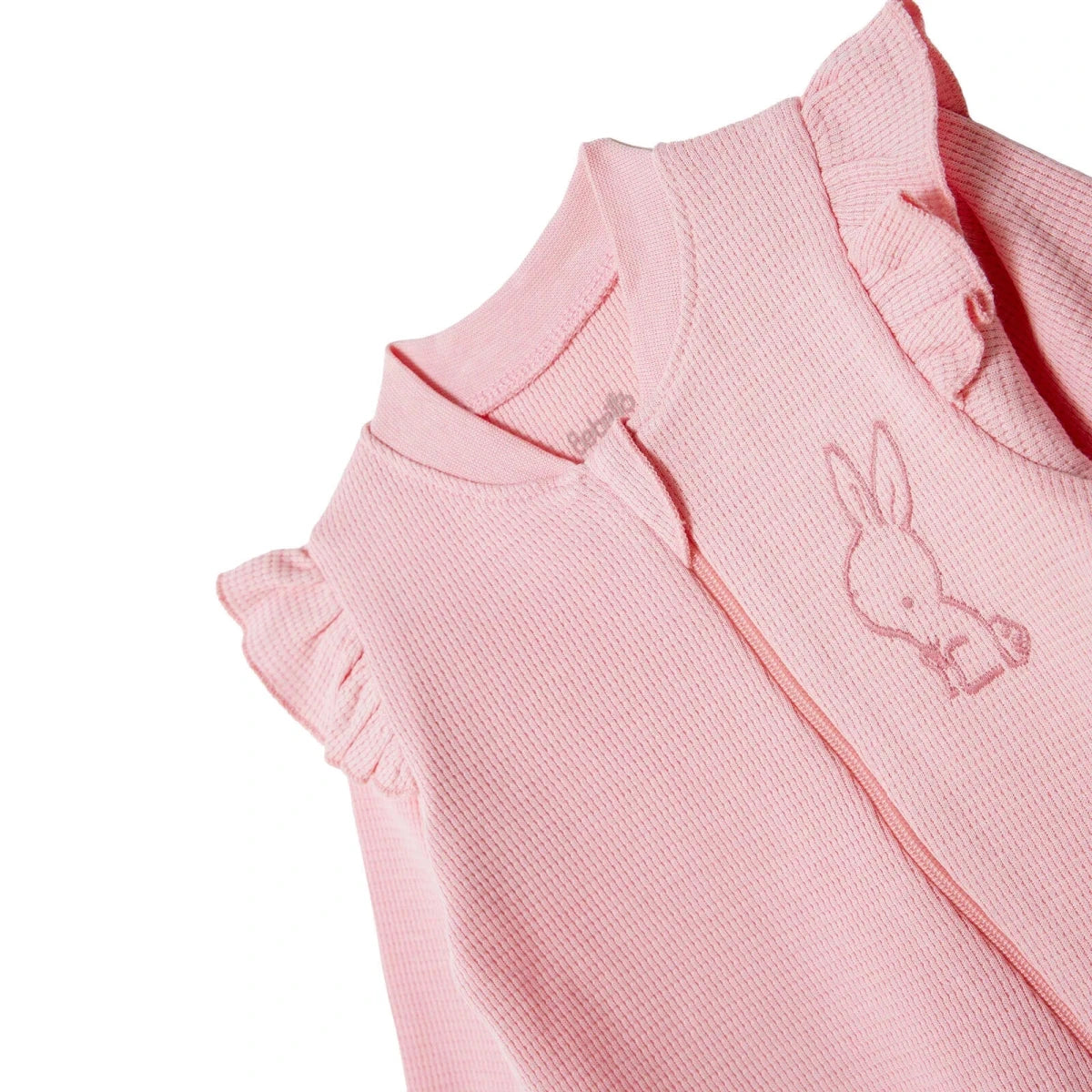 Bebetto Long Sleeve Footless Baby Sleepsuit (1-3 Months to 12 Months) Pink - ebebek