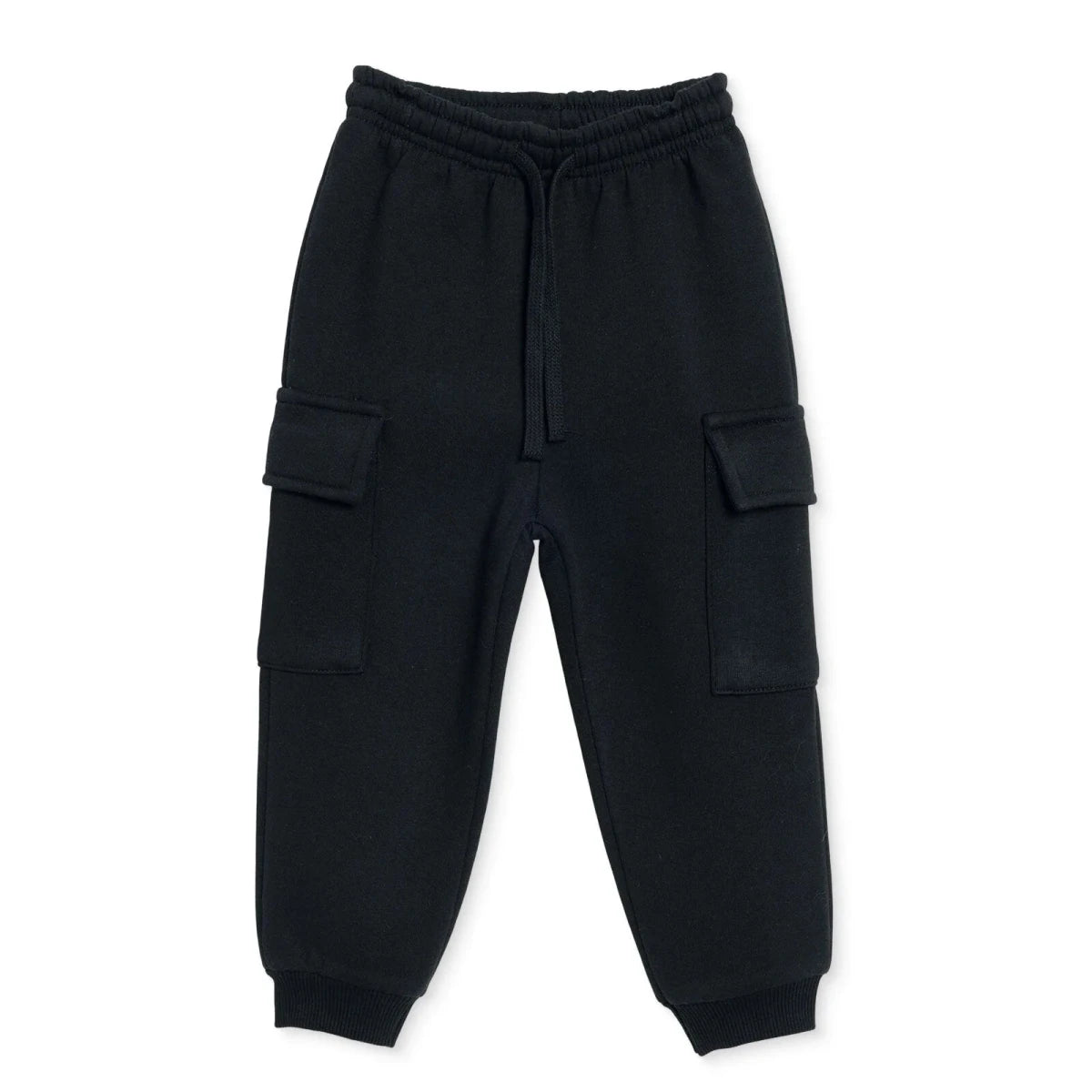 HelloBaby Brushed Back Sweat Baby Joggers (6-9 Months to 4-5 Years) Black - ebebek