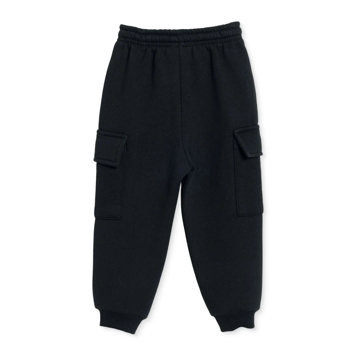 HelloBaby Brushed Back Sweat Baby Joggers (6-9 Months to 4-5 Years) Black - ebebek