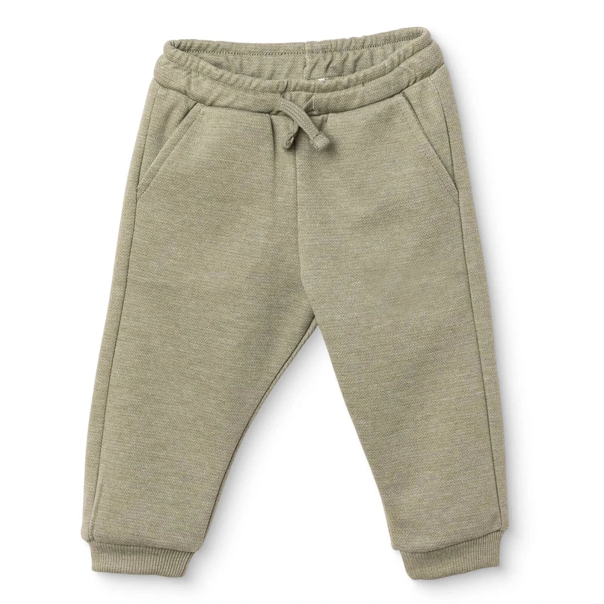 HelloBaby Ribbed Cuff Pique Baby Joggers (6-9 Months to 4-5 Years) Khaki - ebebek