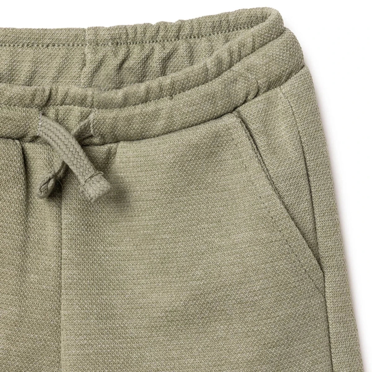 HelloBaby Ribbed Cuff Pique Baby Joggers (6-9 Months to 4-5 Years) Khaki - ebebek