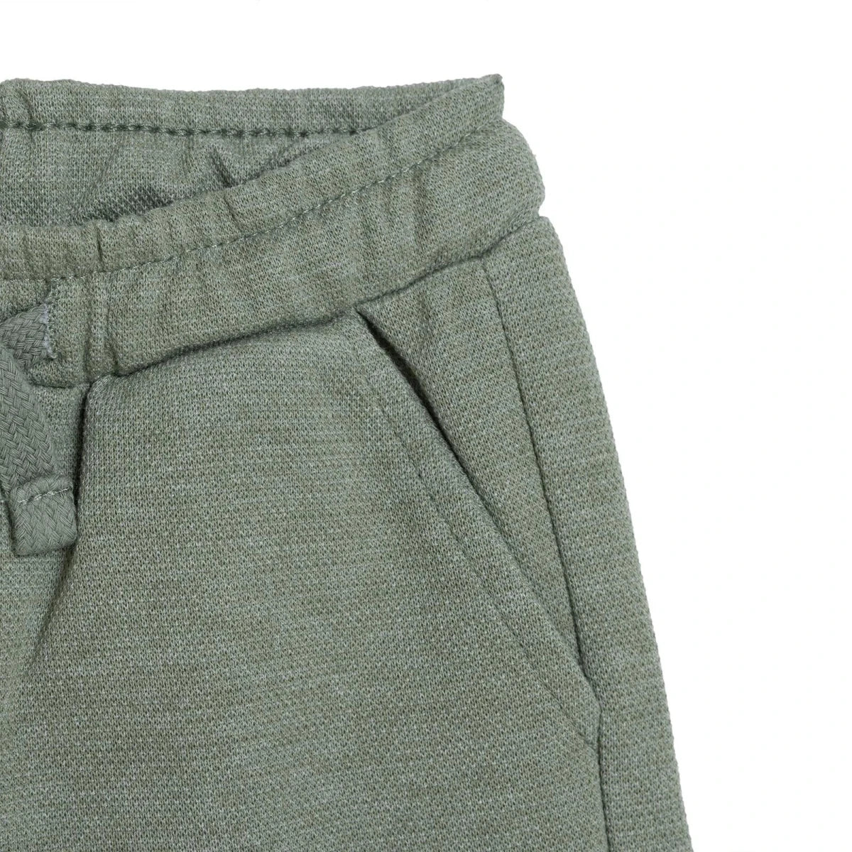 HelloBaby Ribbed Cuff Pique Baby Joggers (6-9 Months to 4-5 Years) Khaki - ebebek