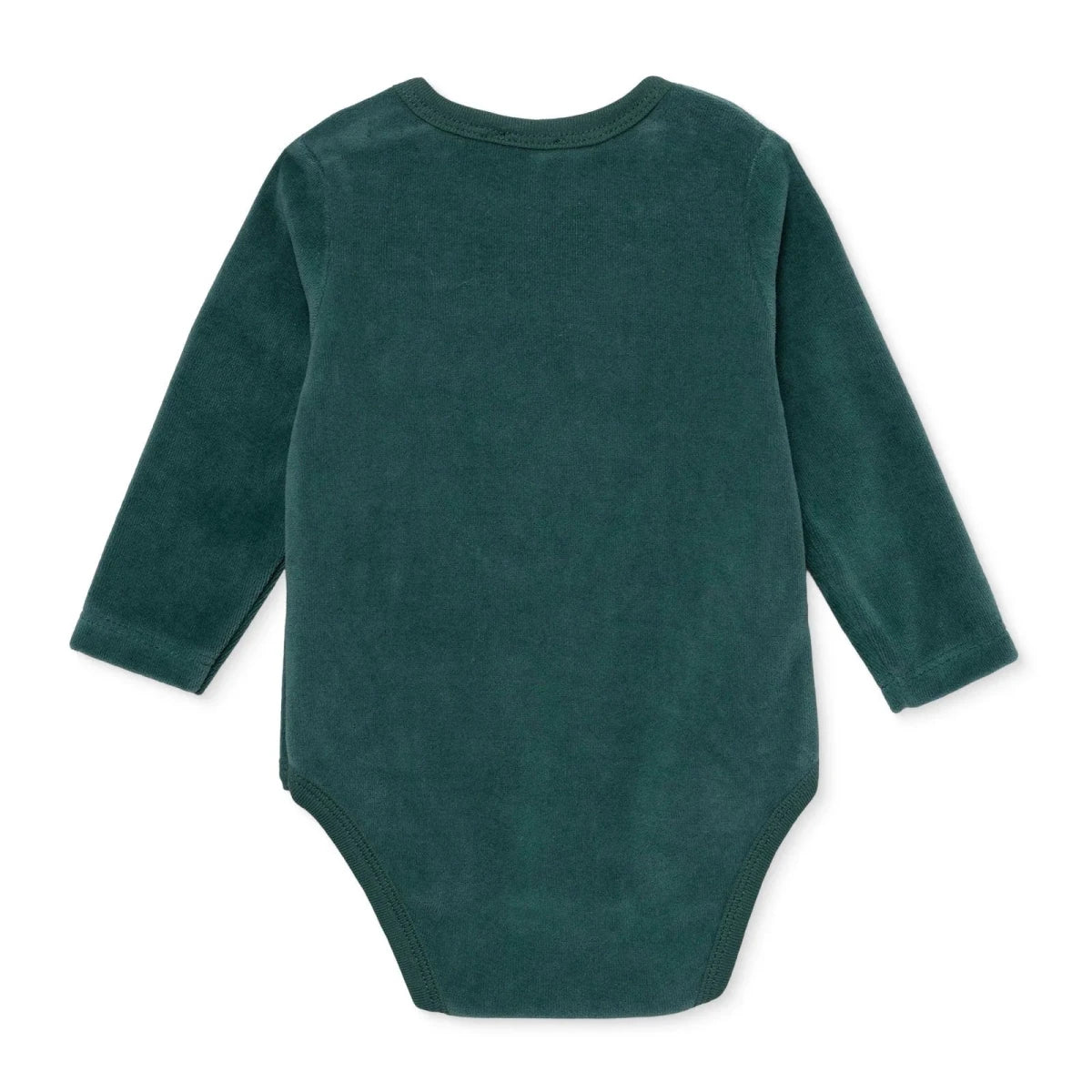 HelloBaby Reindeer Long Sleeve Velour Baby Bodysuit (1-3 Months to 2-3 Years) - Green Green - ebebek