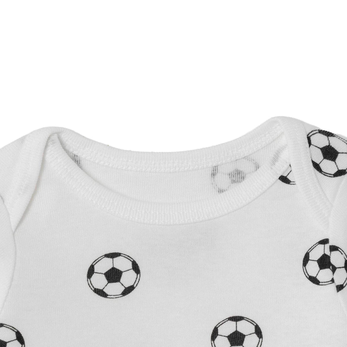 HelloBaby 2 Pack Ball Print Long Sleeve Baby Bodysuits (1-3 Months to 2-3 Years) Anthracite - ebebek