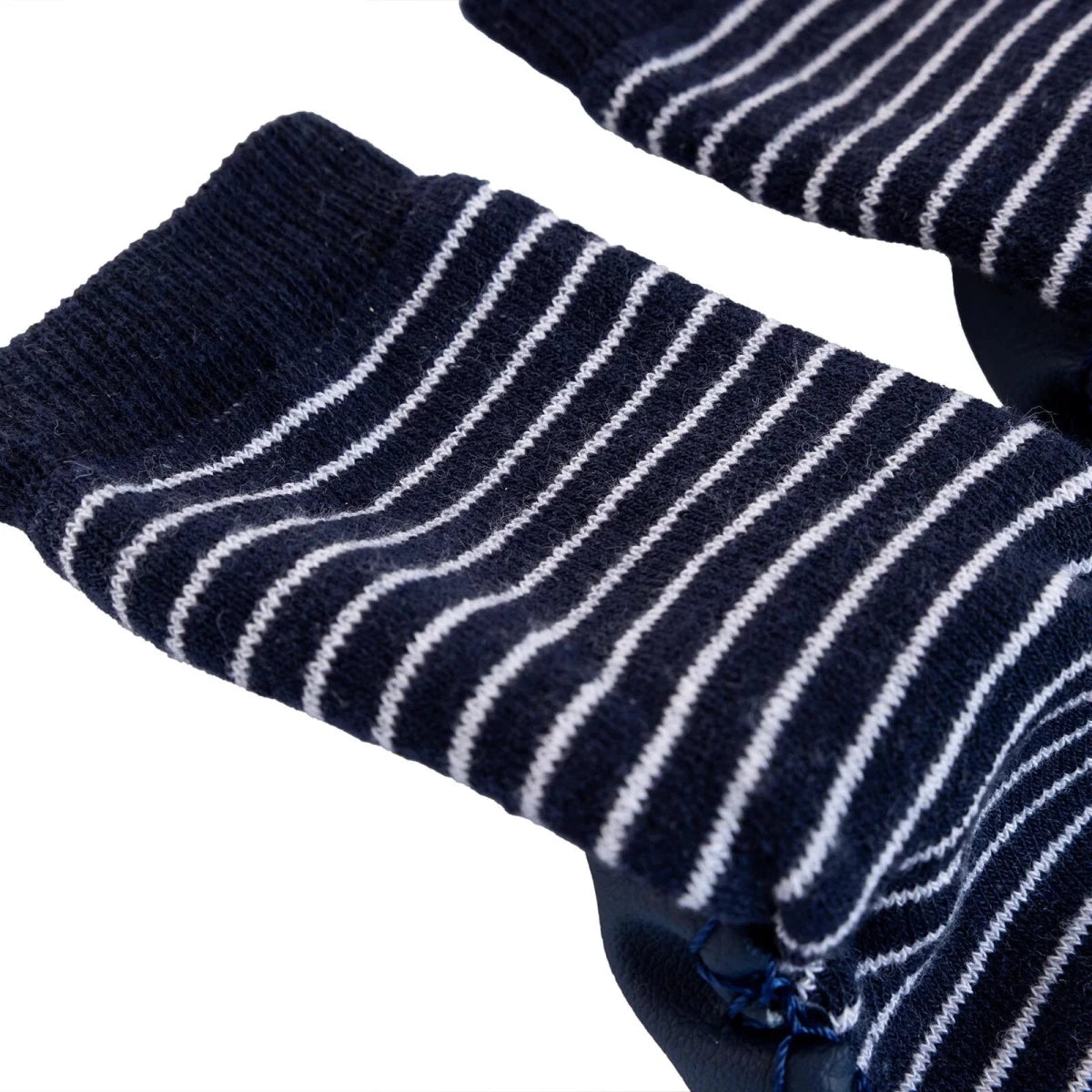 HelloBaby Bear in Hat Print Slipper Baby Socks Navy Blue - ebebek