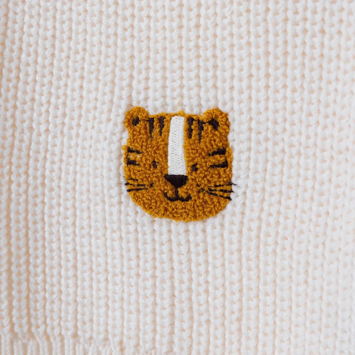 HelloBaby Animal Motif Knitted Baby Jumper (9-12 Months to 3-4 Years) Ecru - ebebek