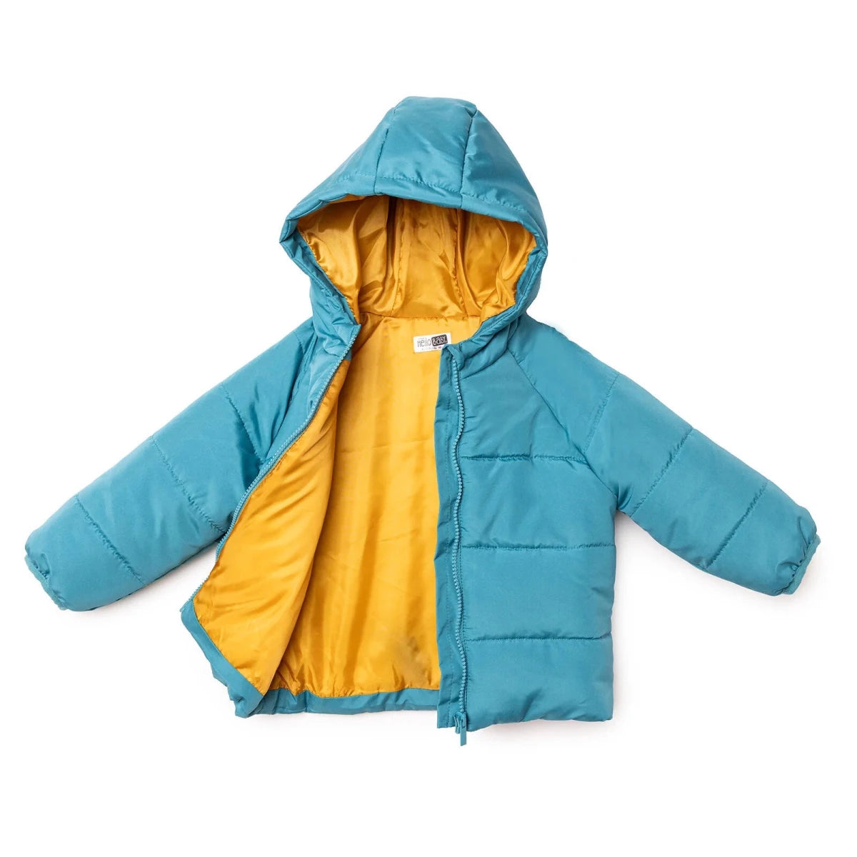 HelloBaby Hooded Baby Coat (9-12 Months to 4-5 Years) Green - ebebek