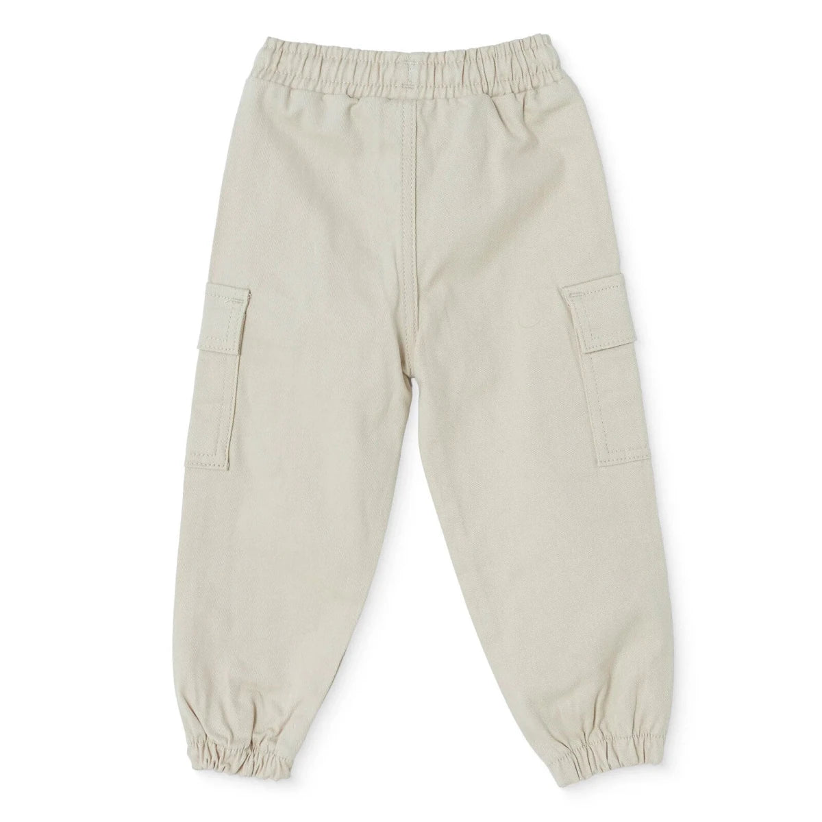 HelloBaby Drawstring Gabardine Baby Trousers (6-9 Months to 4-5 Years) Ecru - ebebek
