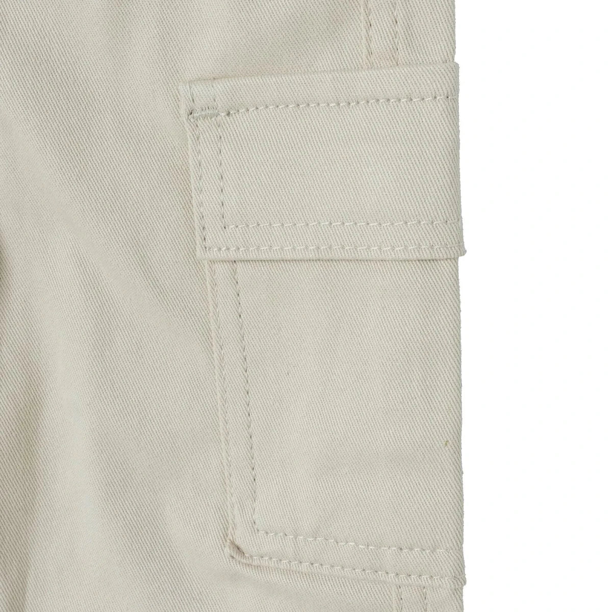 HelloBaby Drawstring Gabardine Baby Trousers (6-9 Months to 4-5 Years) Ecru - ebebek