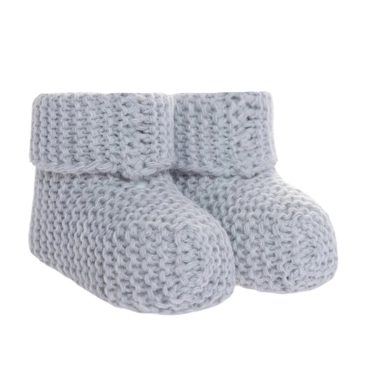 Kitti Knitted Baby Booties (One Size) Grey - ebebek