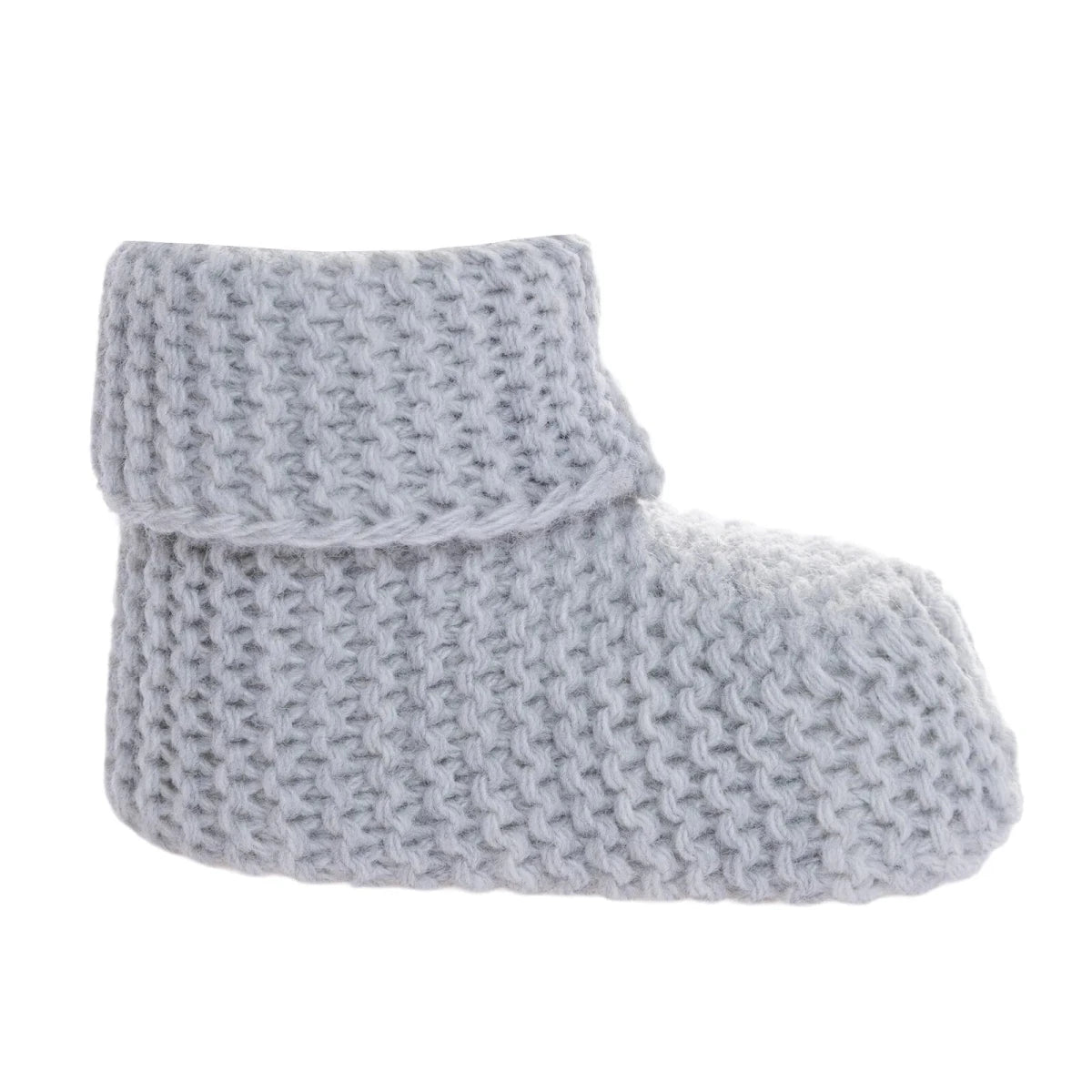 Kitti Knitted Baby Booties (One Size) Grey - ebebek