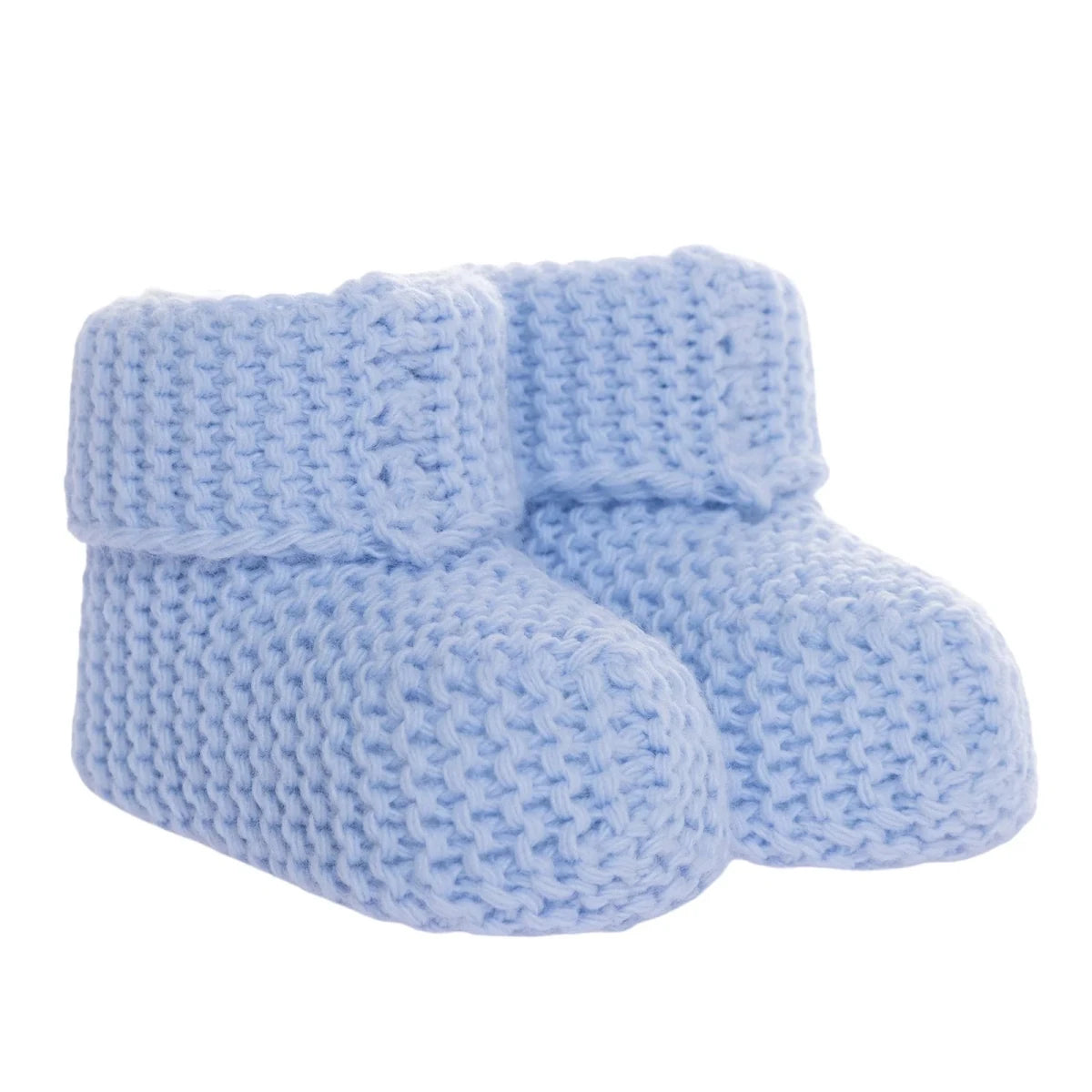 Kitti Knitted Baby Booties (One Size) Blue - ebebek