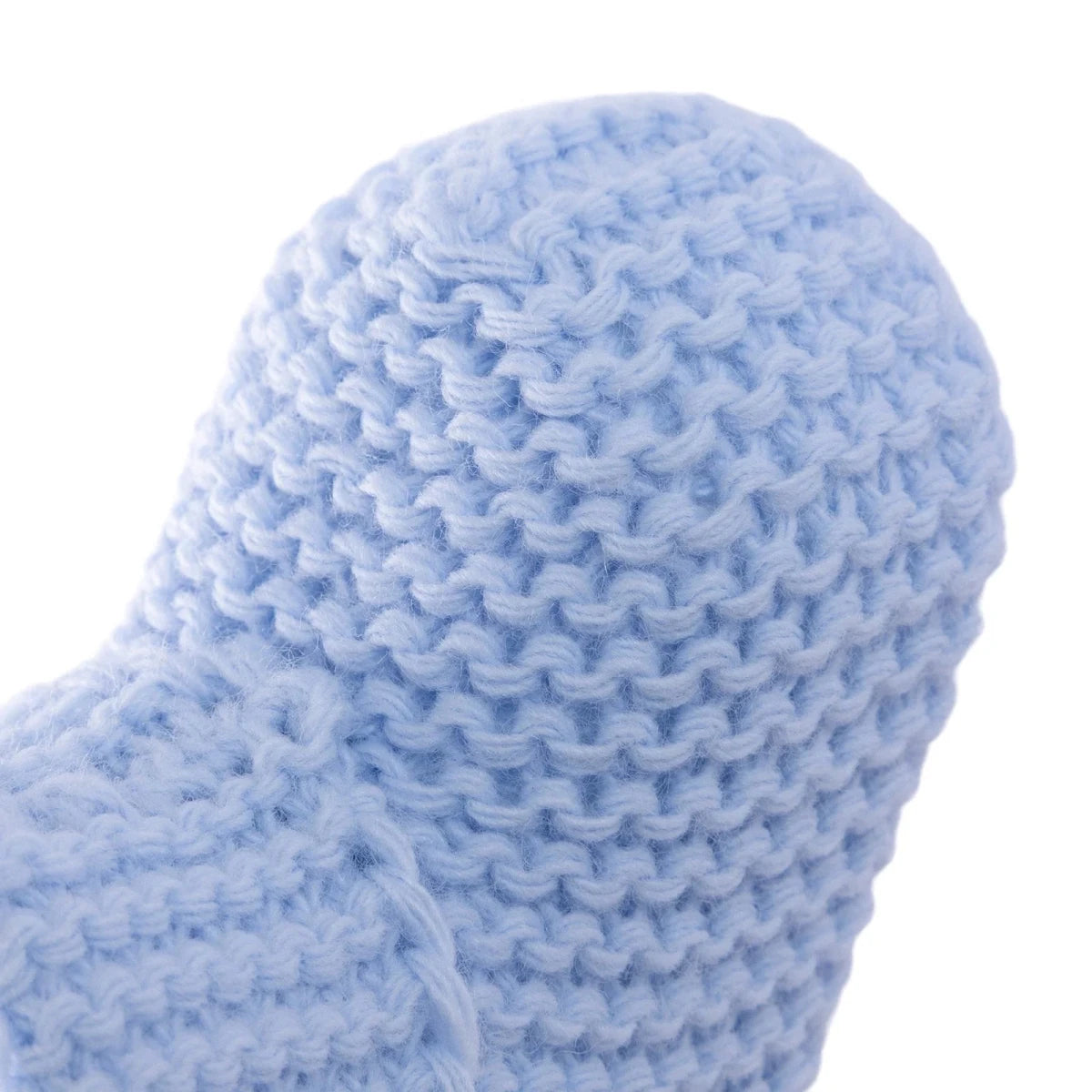 Kitti Knitted Baby Booties (One Size) Blue - ebebek