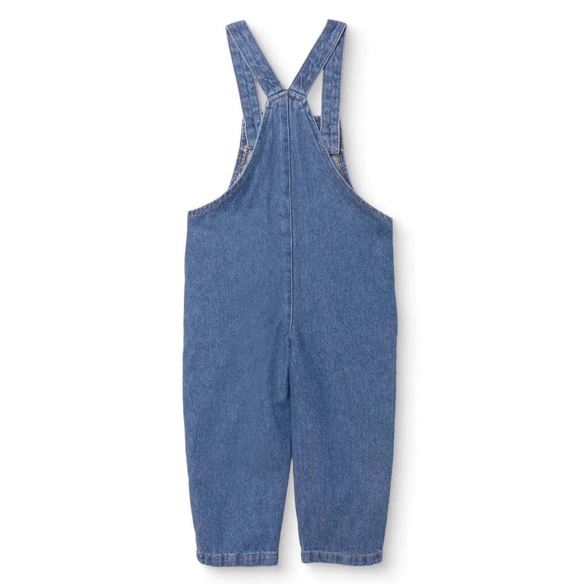 HelloBaby Dinosaur Print Denim Baby Dungarees (3-6 Months to 3-4 Years) Blue - ebebek