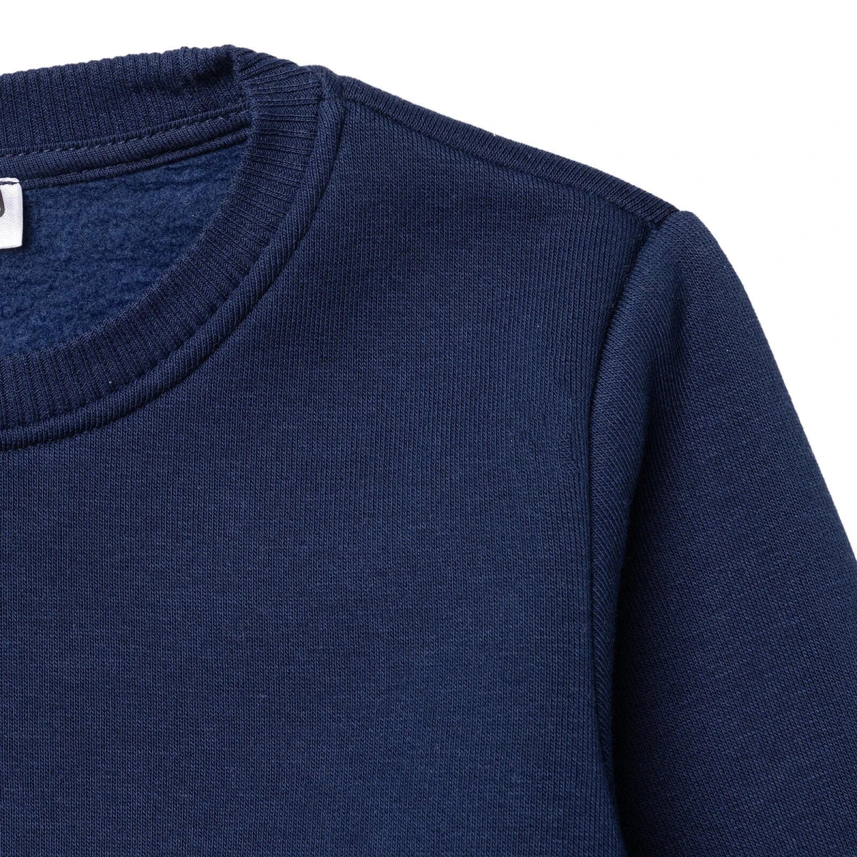 HelloBaby Brushed Back Sweat Baby Sweatshirt (3-6 Months to 4-5 Years) Navy Blue - ebebek