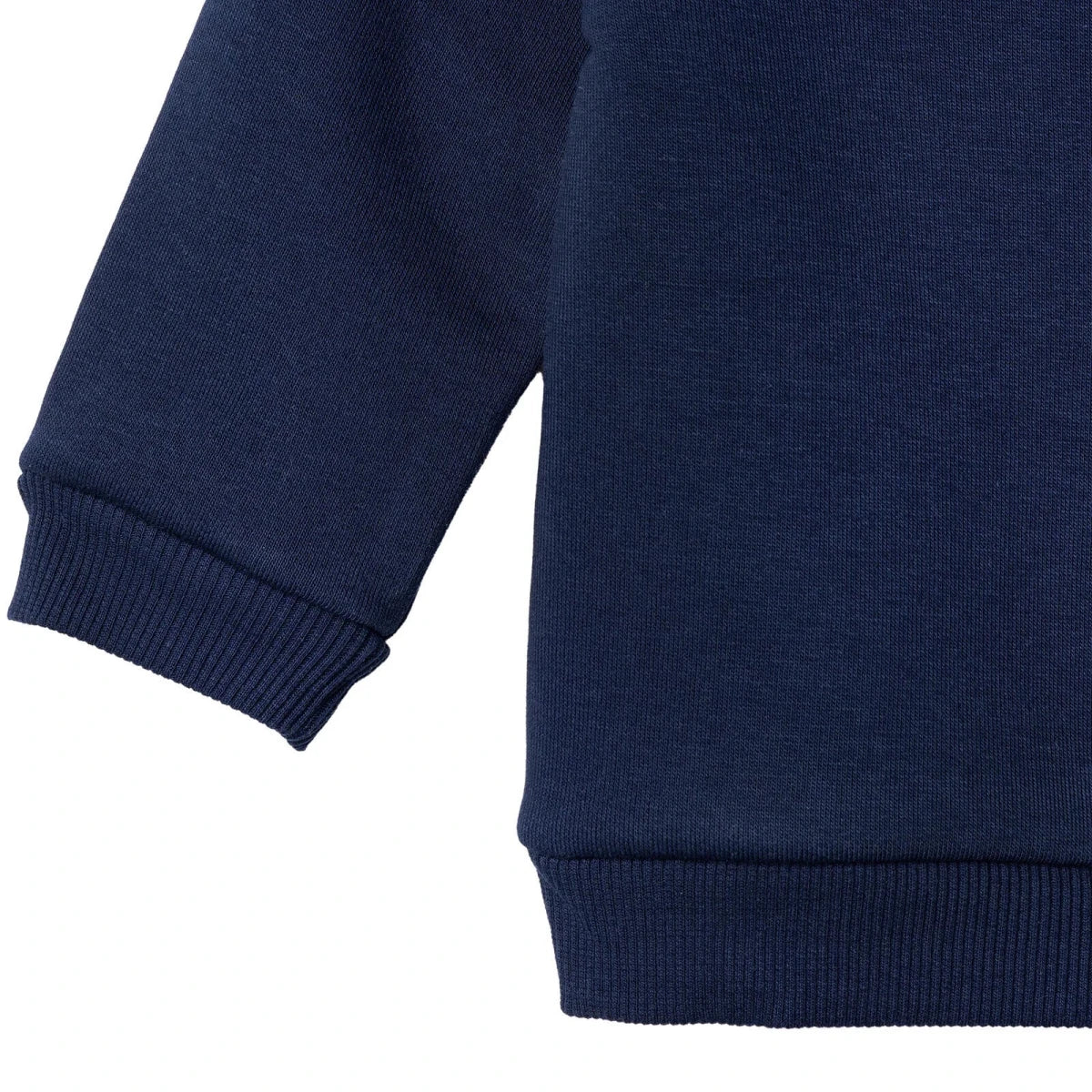 HelloBaby Brushed Back Sweat Baby Sweatshirt (3-6 Months to 4-5 Years) Navy Blue - ebebek