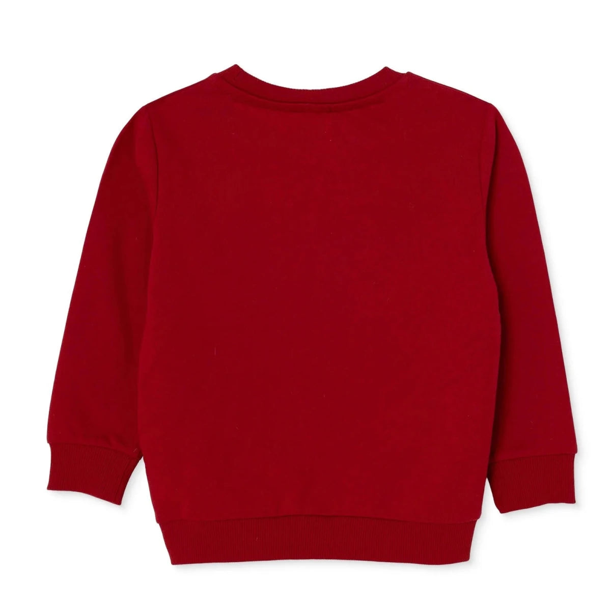 HelloBaby Tiger Print Brushed Baby Sweatshirt (3-6 Months to 2-3 Years) - Red Red - ebebek