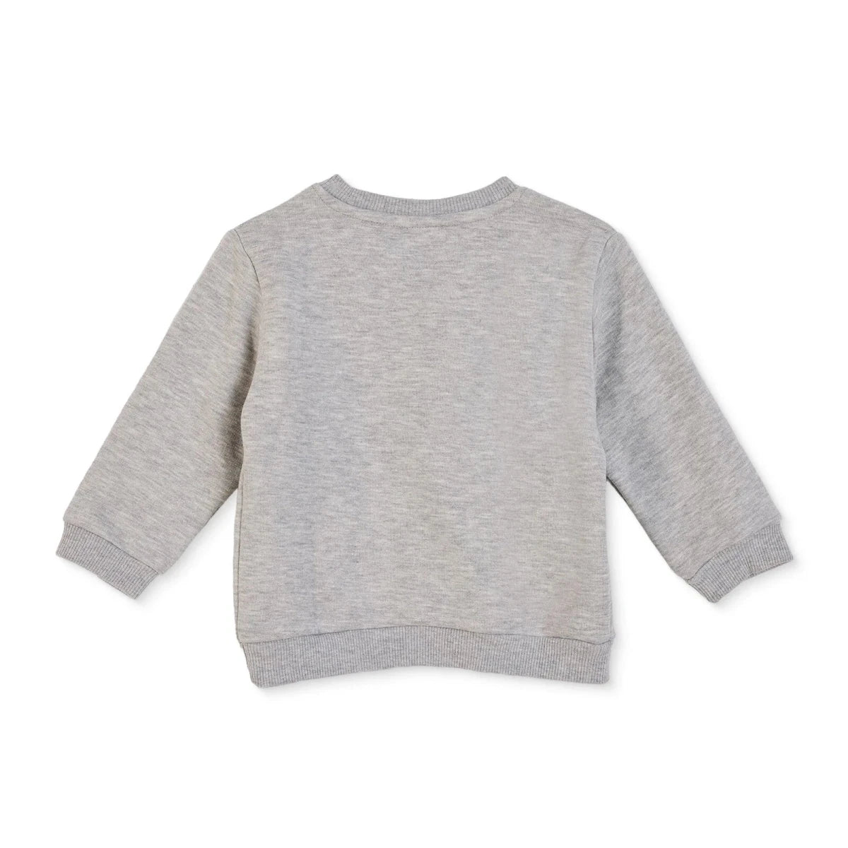 HelloBaby Sweat Fabric Baby Sweatshirt (3-6 Months to 4-5 Years) Grey Melange - ebebek