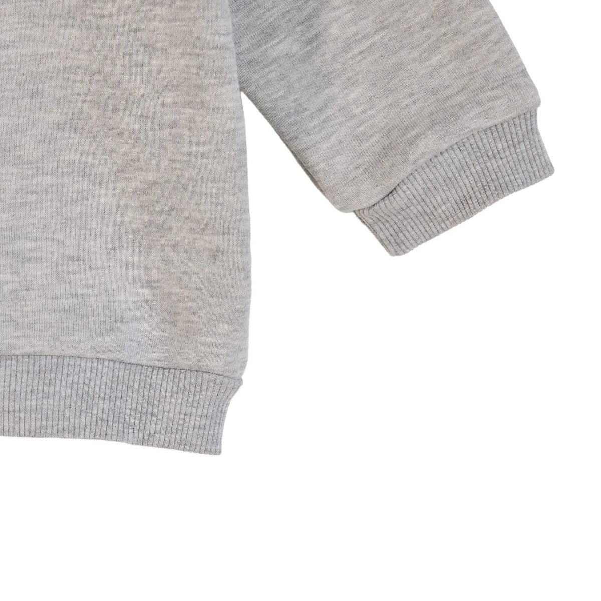 HelloBaby Sweat Fabric Baby Sweatshirt (3-6 Months to 4-5 Years) Grey Melange - ebebek