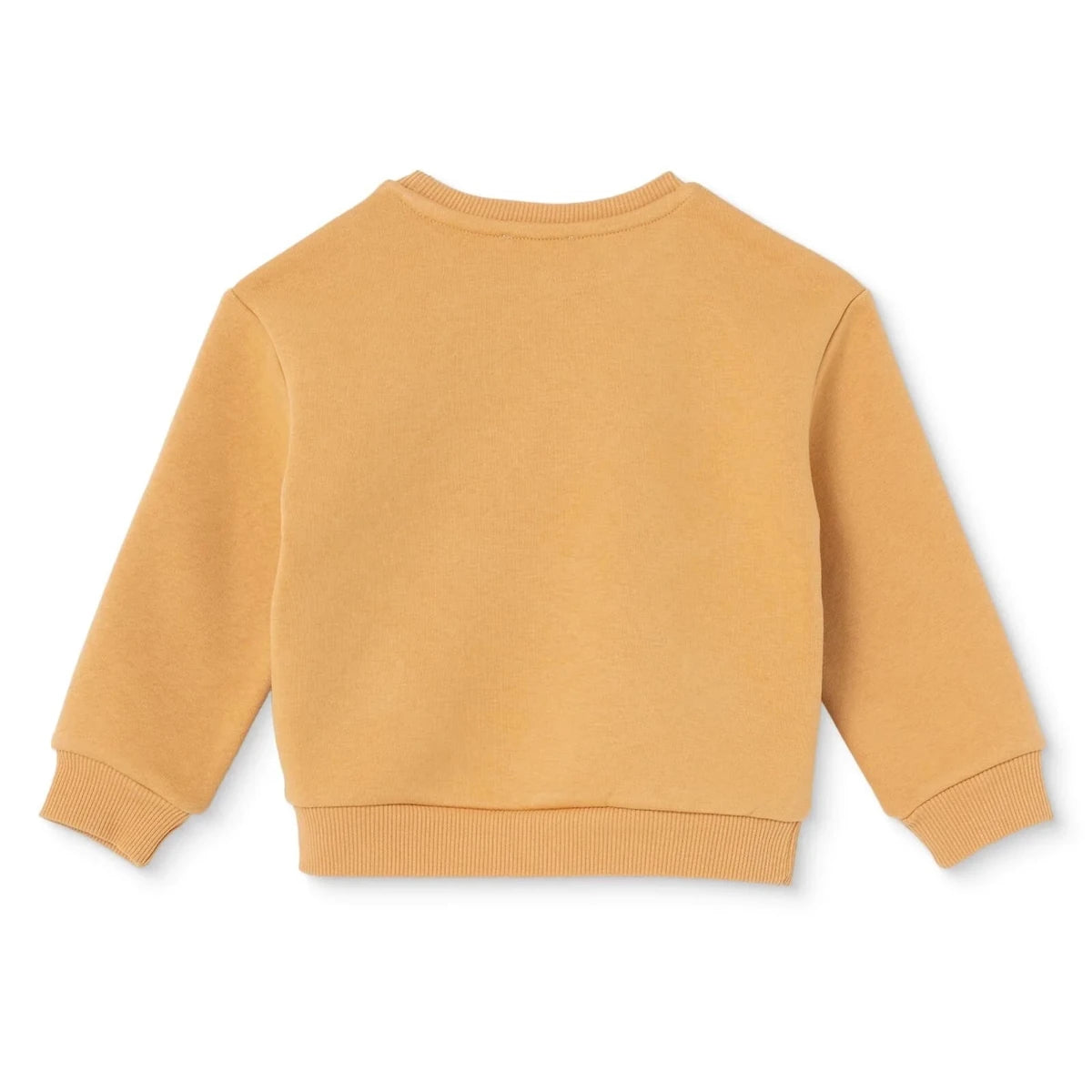 HelloBaby Animal Print Brushed Back Sweat Baby Sweatshirt (6-9 Months to 4-5 Years) Mustard - ebebek