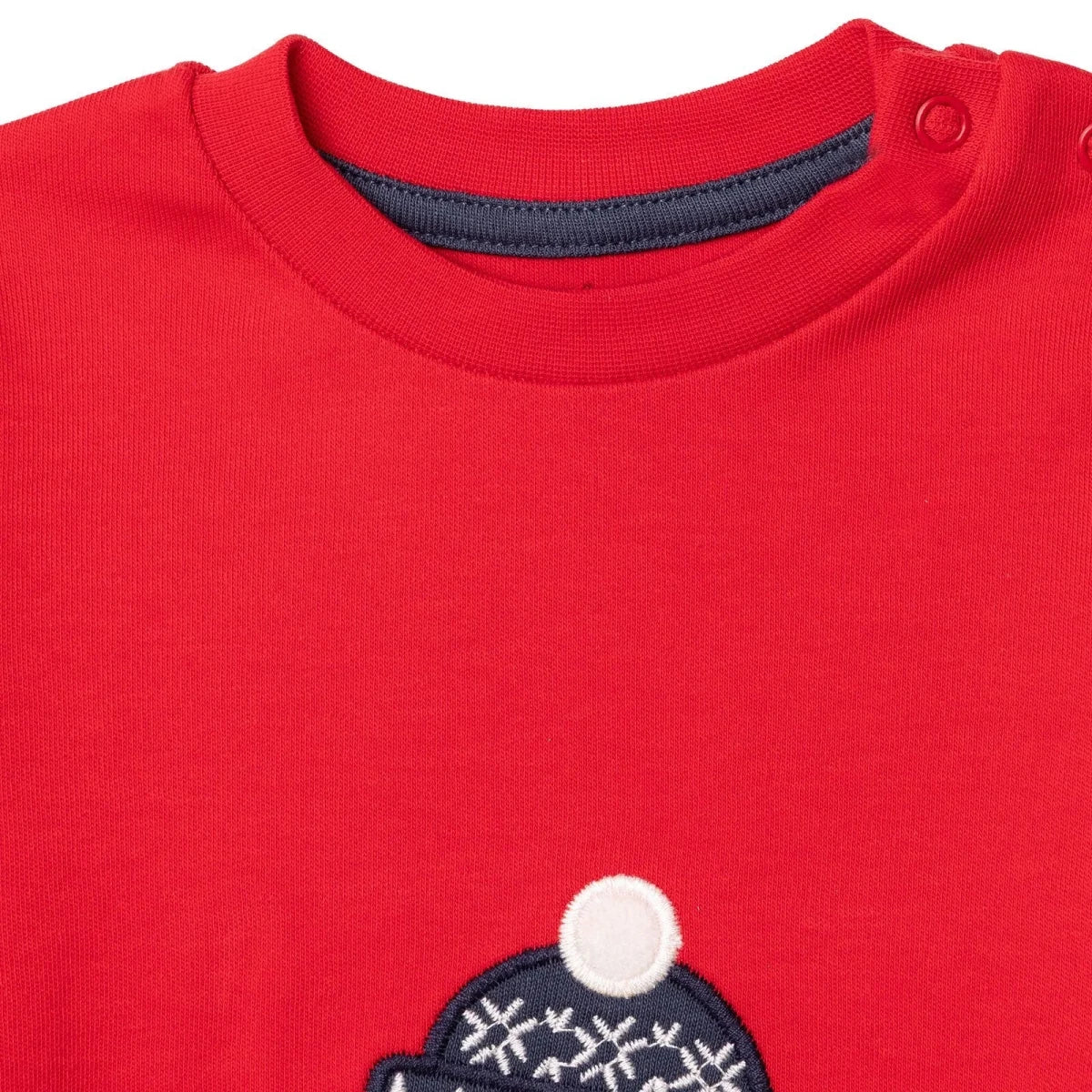 HelloBaby Christmas Print Baby Sweatshirt & Footed Leggings (1-3 to 12 Months) - Red Red - ebebek