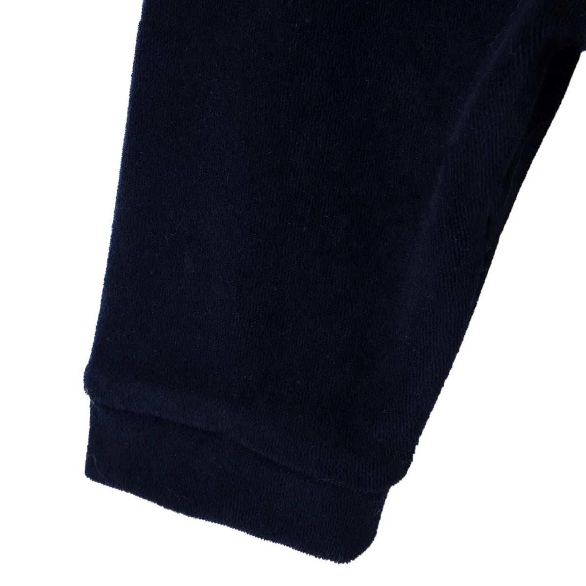HelloBaby Velour Baby Sweatshirt & Leggings Set (1-3 Months to 12 Months) Navy Blue - ebebek
