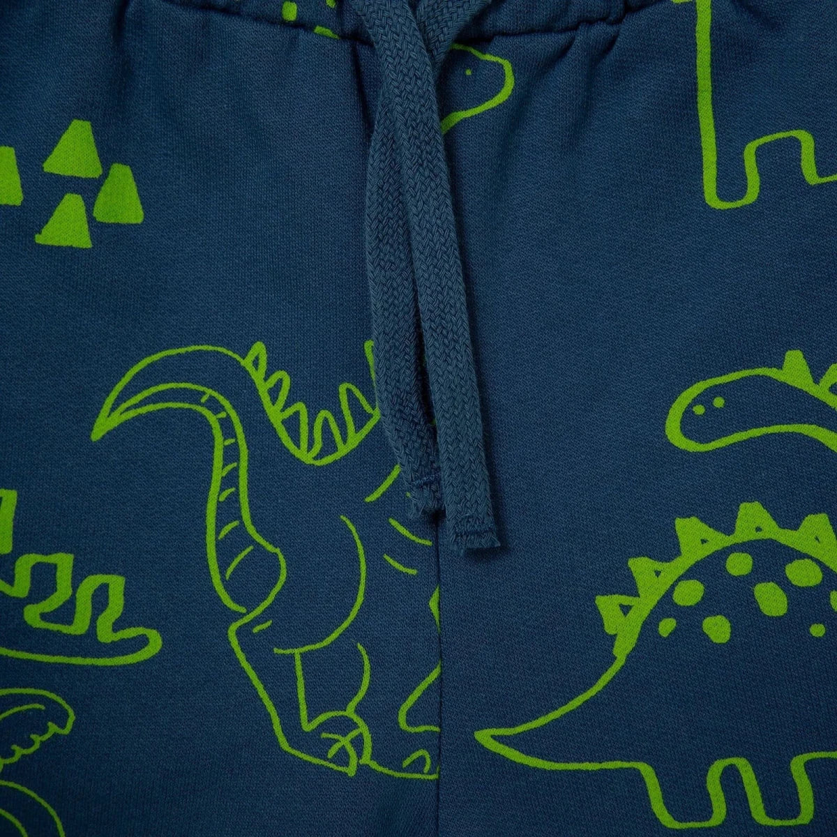 HelloBaby 2 Piece Animal Print Baby Tracksuit Set (3-6 Months to 2-3 Years) Petrol Green - ebebek