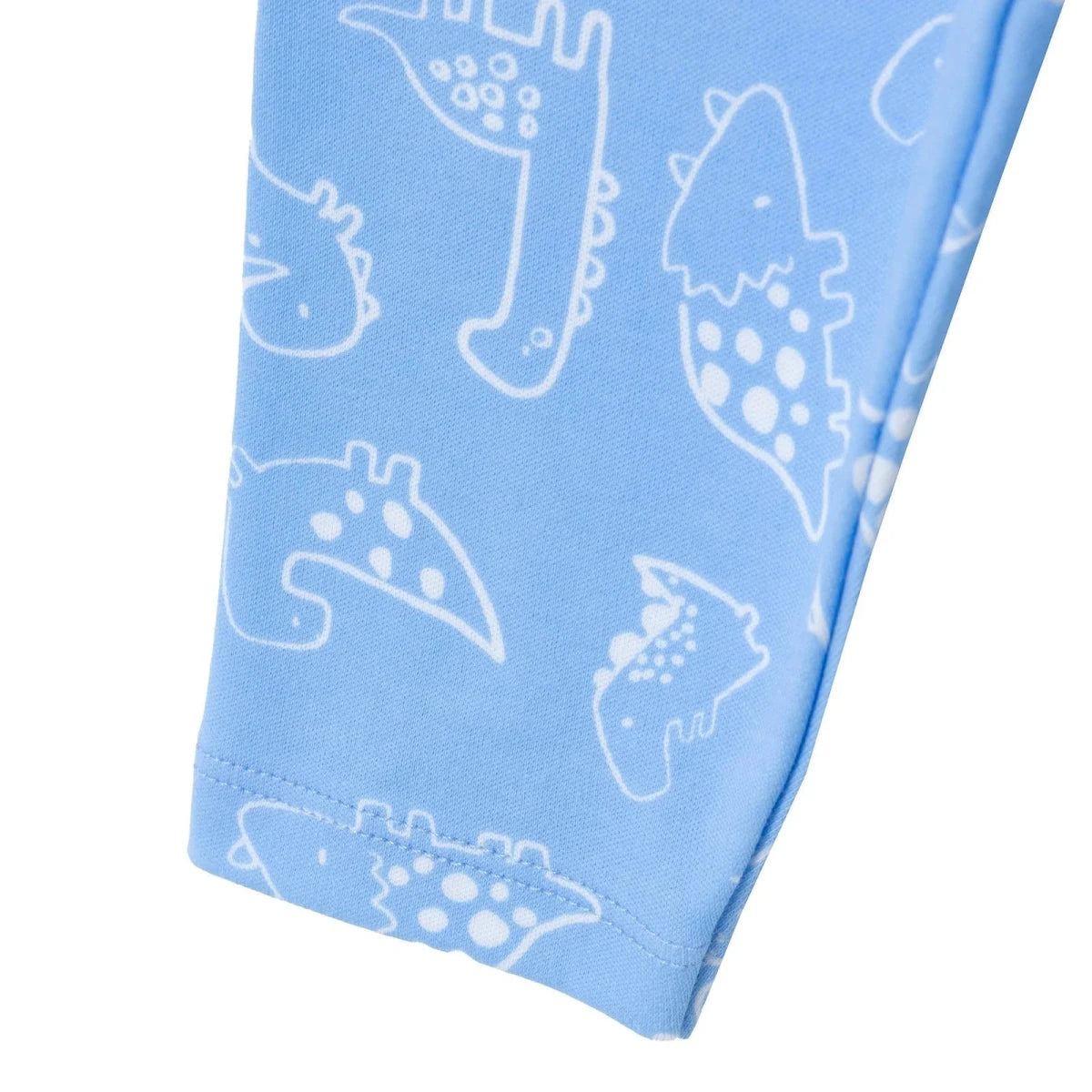 HelloBaby Animal Print Long Sleeve Baby Pyjama Set (3-6 Months to 2-3 Years) Blue - ebebek