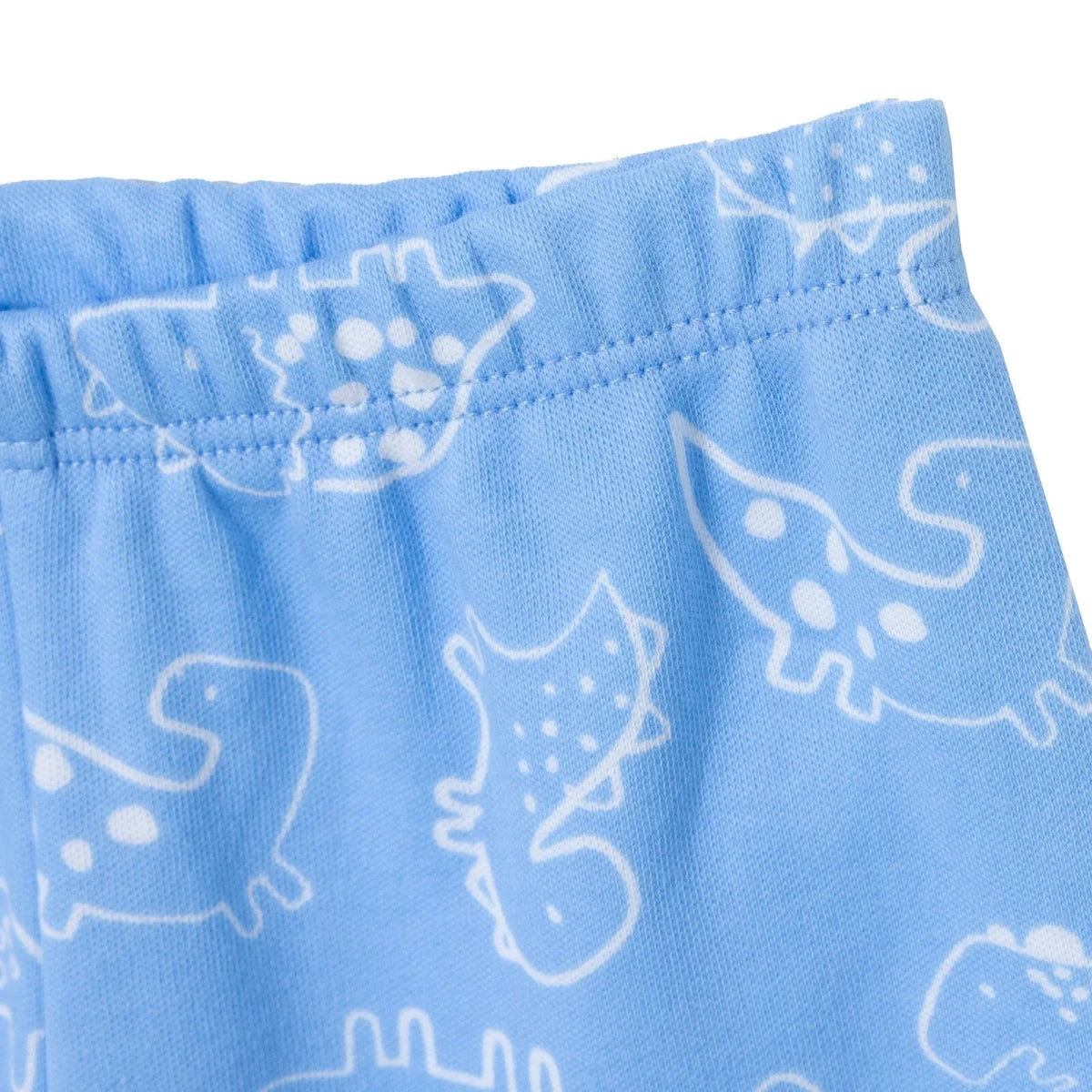 HelloBaby Animal Print Long Sleeve Baby Pyjama Set (3-6 Months to 2-3 Years) Blue - ebebek