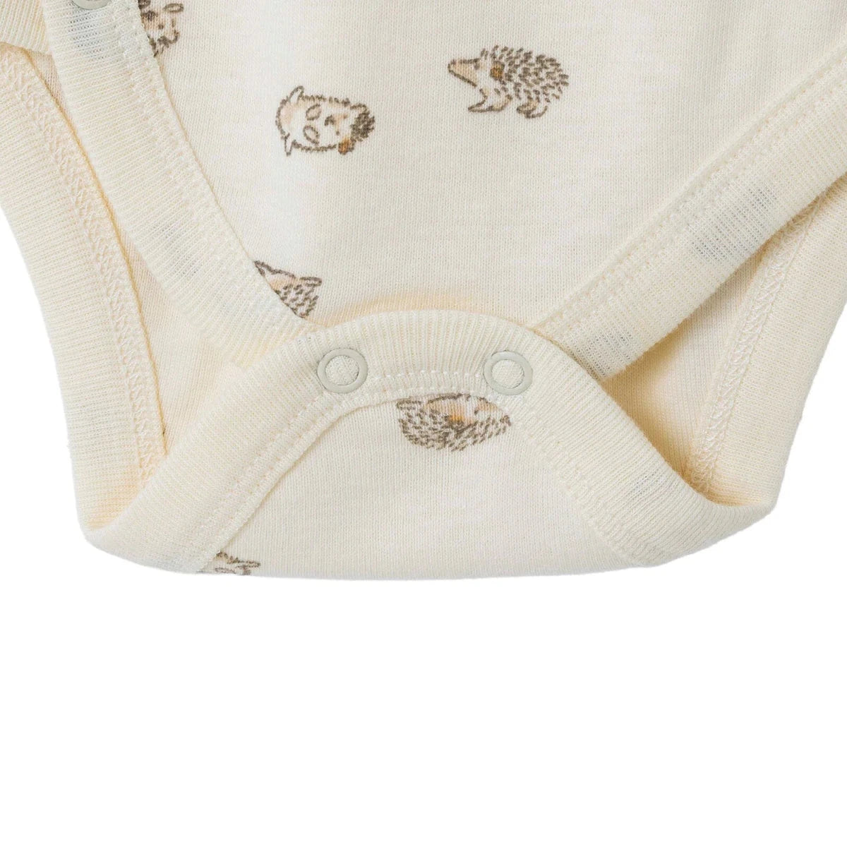 HelloBaby Animal Print Long Sleeve Baby Bodysuit (Newborn to 6-9 Months) Ecru - ebebek
