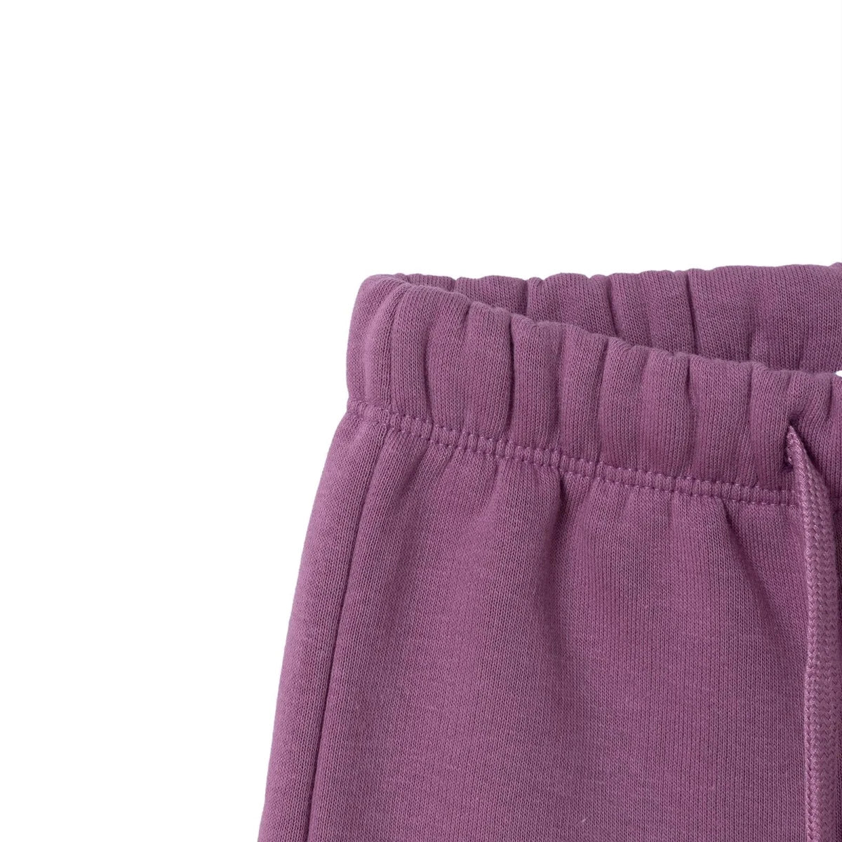 HelloBaby Drawstring Brushed Back Baby Joggers (3-6 Months to 4-5 Years) Damson - ebebek