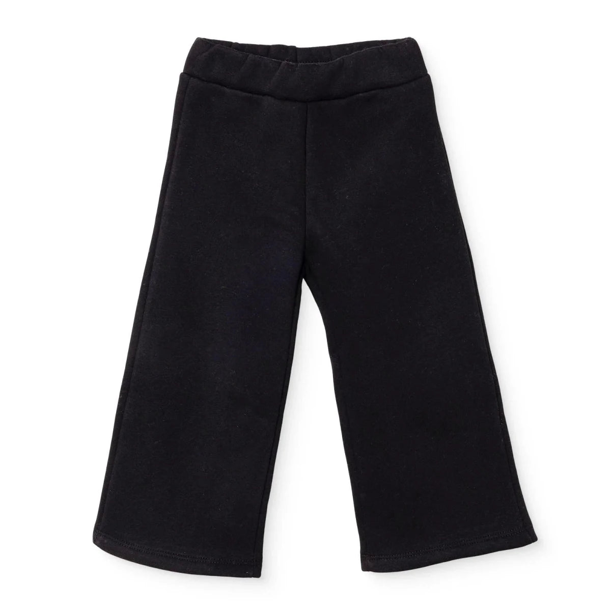 HelloBaby Open Hem Brushed Back Baby Joggers (6-9 Months to 2-3 Years) Black - ebebek