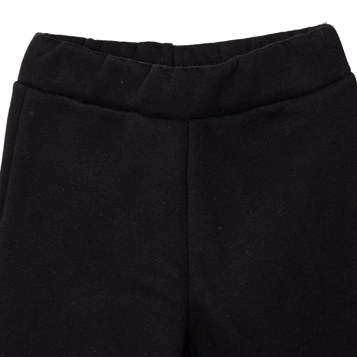 HelloBaby Open Hem Brushed Back Baby Joggers (6-9 Months to 2-3 Years) Black - ebebek