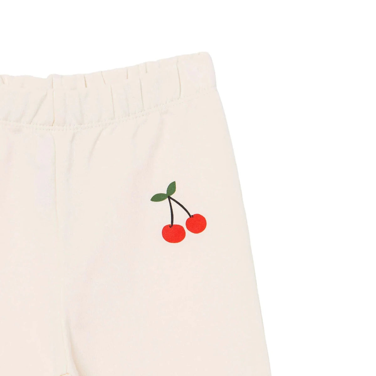 HelloBaby Cherry Print Loopback Baby Joggers (3-6 Months to 4-5 Years) Ecru - ebebek