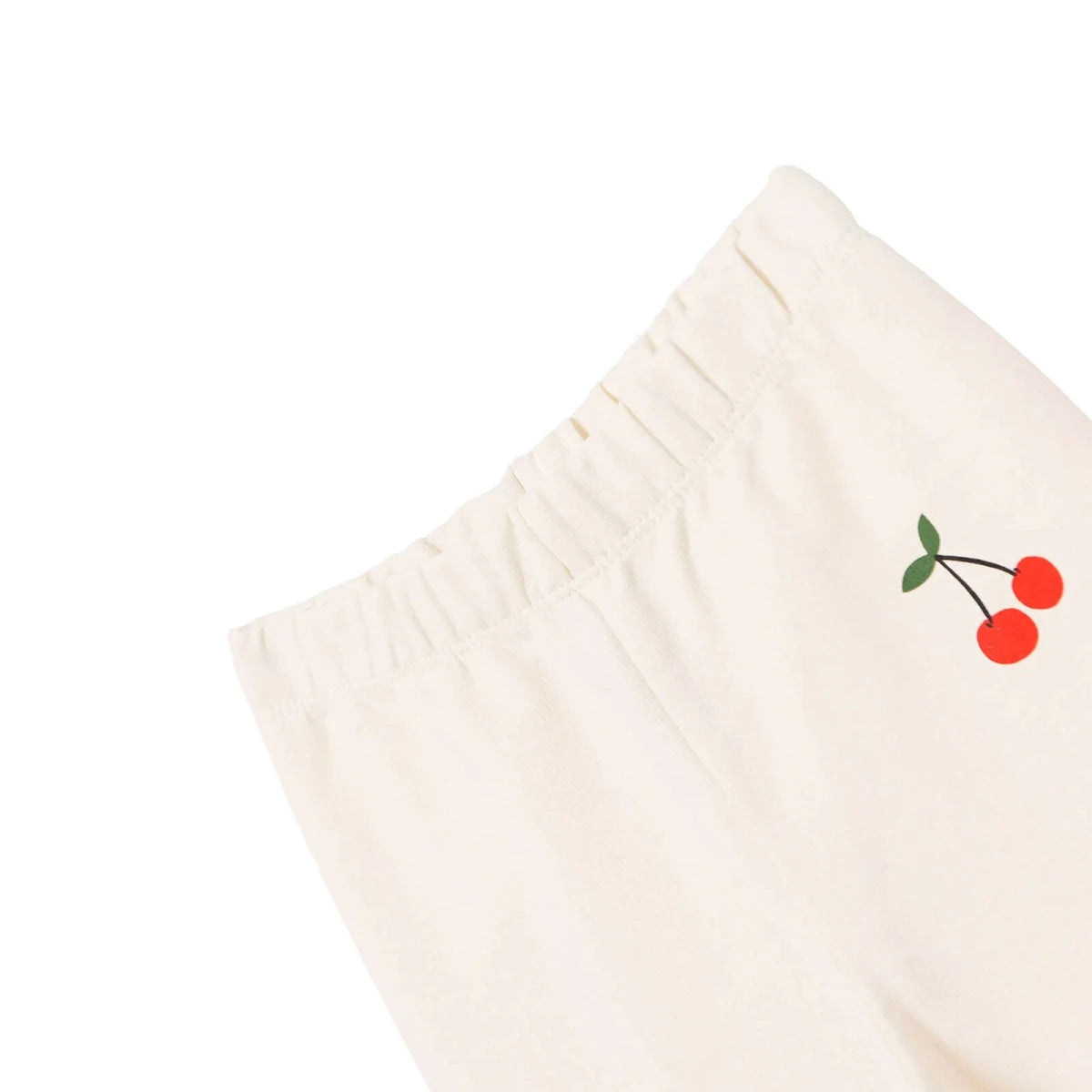 HelloBaby Cherry Print Loopback Baby Joggers (3-6 Months to 4-5 Years) Ecru - ebebek