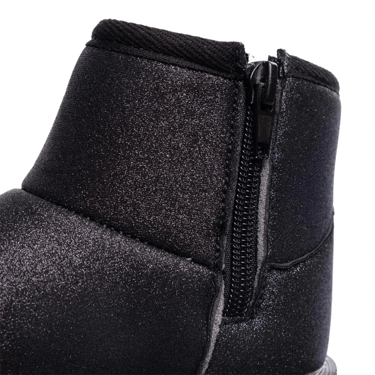 HelloBaby Zip-Up Faux Leather Baby Boots (UK 5.5 to 8.5) Black - ebebek