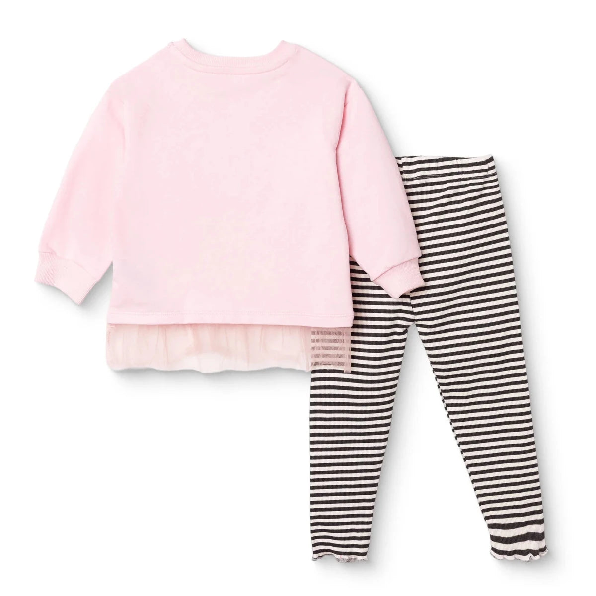 HelloBaby Long Sleeve Baby Top & Leggings Set (3-6 Months to 4-5 Years) Pink - ebebek