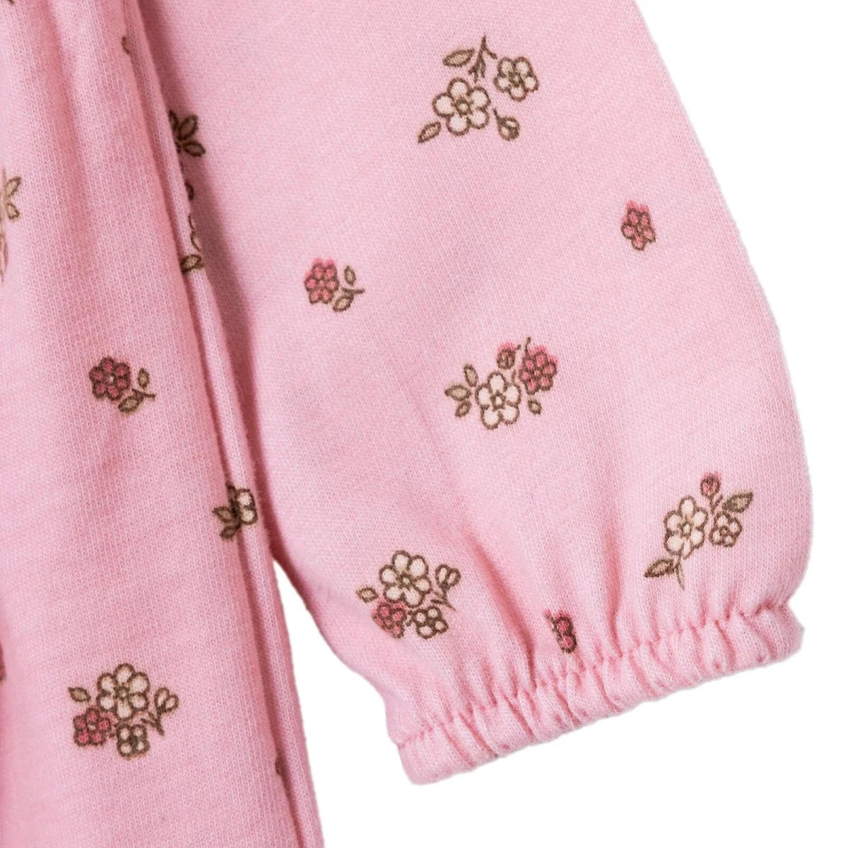 HelloBaby Long Sleeve Baby Dress (3-6 Months to 4-5 Years) Light Rose - ebebek