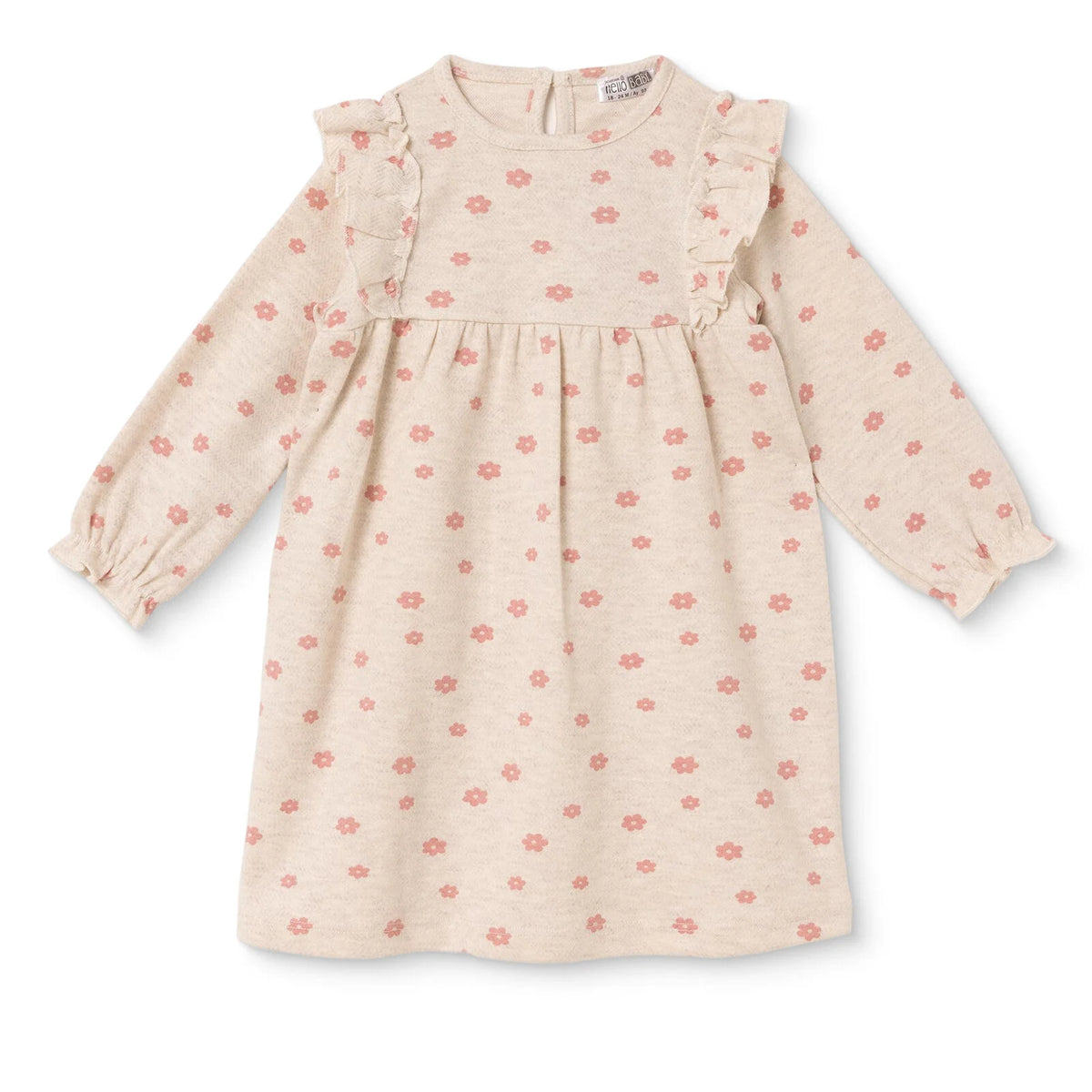 HelloBaby Long Sleeve Baby Dress (3-6 Months to 4-5 Years)