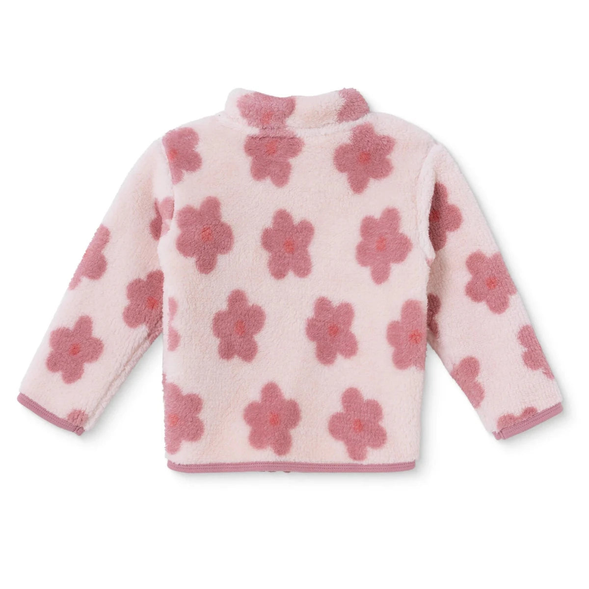 HelloBaby Soft Fleece Baby Cardigan (6-9 Months to 4-5 Years) Pink Printed - ebebek