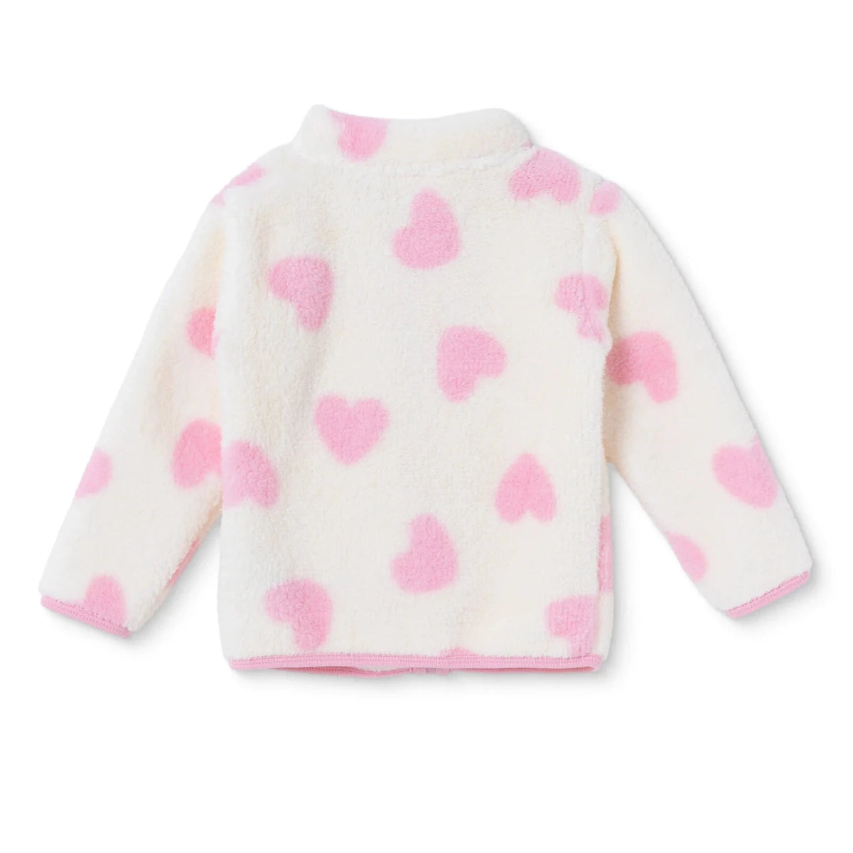 HelloBaby Soft Fleece Baby Cardigan (6-9 Months to 4-5 Years) Ecru Printed - ebebek