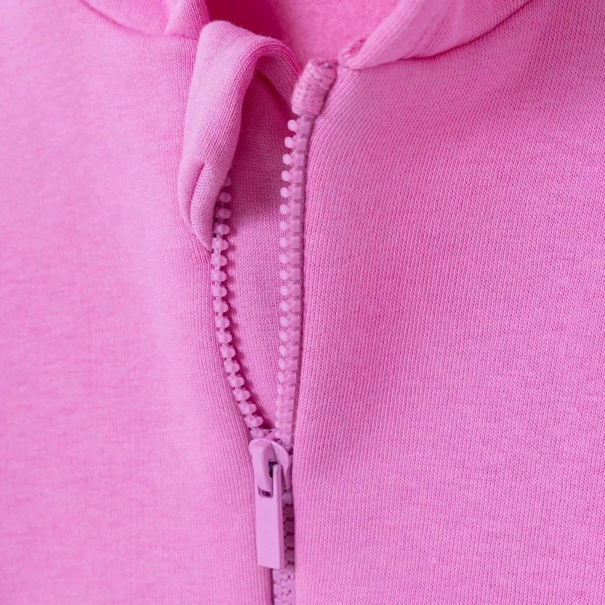 HelloBaby Heart Print Zip-Through Baby Hoodie (3-6 Months to 2-3 Years) Pink - ebebek