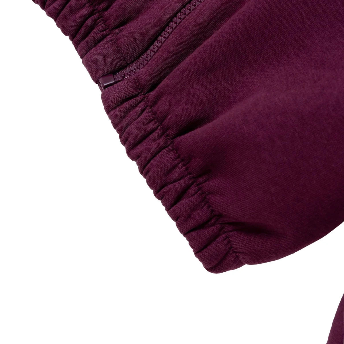HelloBaby Thick Brushed Back Zip-Through Baby Hoodie (3-6 Months to 2-3 Years) Damson - ebebek