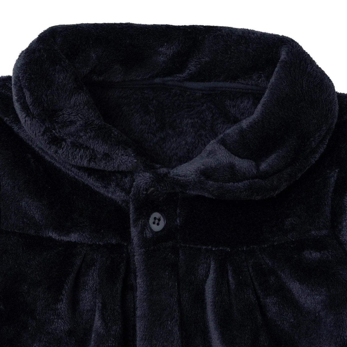 HelloBaby Buttoned Soft Fleece Baby Coat (3-6 Months to 2-3 Years) - Black Black - ebebek