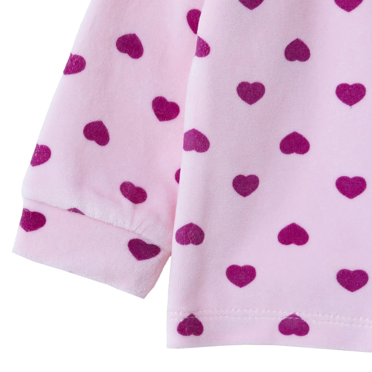 HelloBaby Velour Baby Sweatshirt & Leggings Set (1-3 Months to 12 Months) Purple - ebebek
