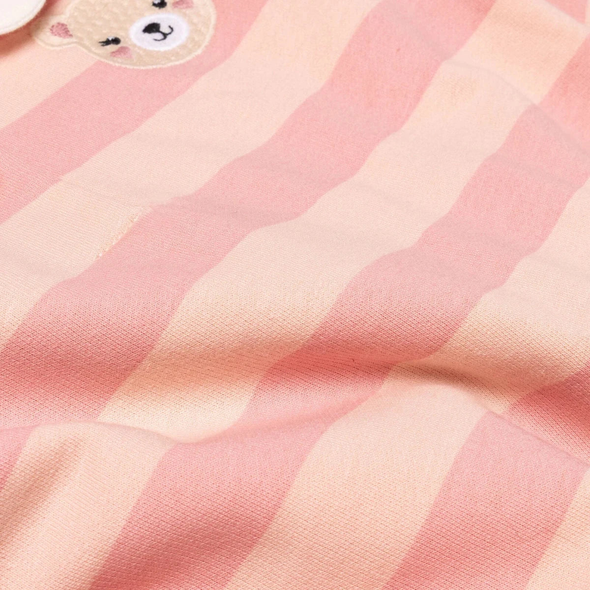 HelloBaby Bear Print Baby Sweatshirt & Leggings Set (3-6 Months to 4-5 Years) Pink Printed - ebebek