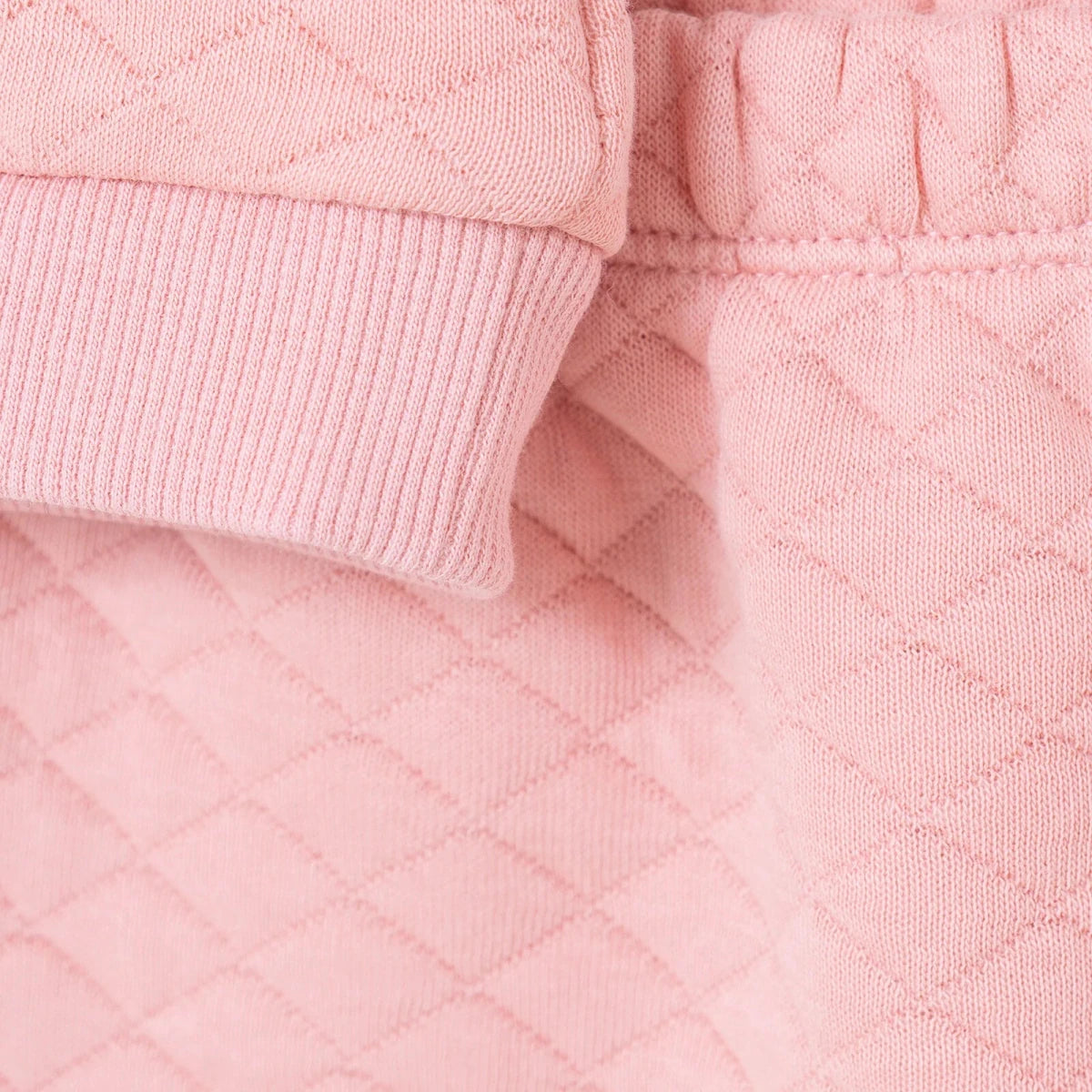 HelloBaby Quilted Baby Sweatshirt & Leggings Set (1-3 Months to 12 Months) Pink - ebebek
