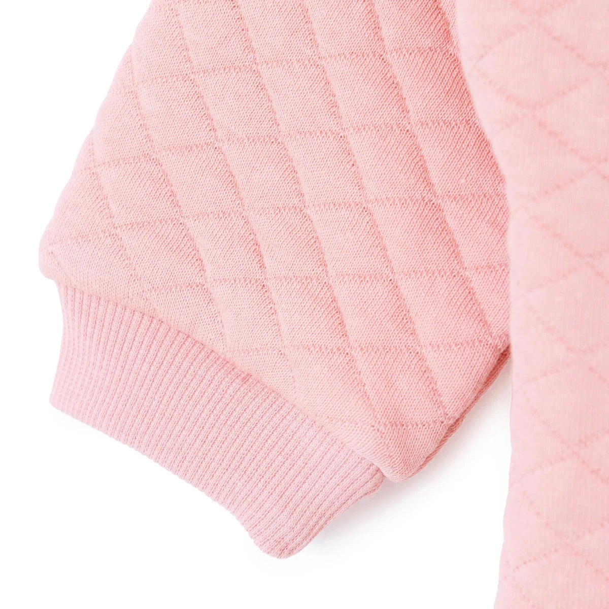 HelloBaby Quilted Baby Sweatshirt & Leggings Set (1-3 Months to 12 Months) Pink - ebebek